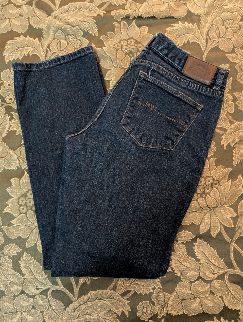 LRL Ralph Lauren Women's Dark Blue Jeans- Size 6